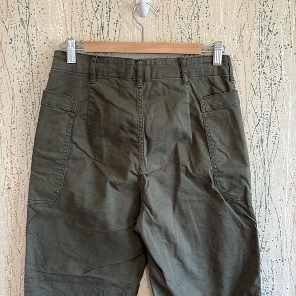 Frame Oversized Pocket Utility Pant in Fatigue Green size 29 - Picture 4 of 7